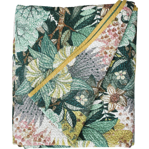 LVD Cotton/Polyester Bedspread XL 2350x250cm - Jungle Flowers