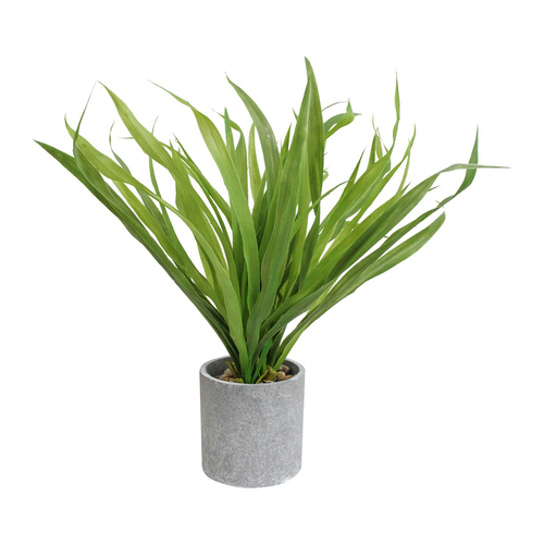 LVD Potted 36cm Spiky Grass Artificial Faux/Fake Plant - Green