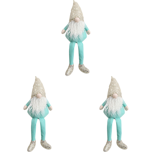 3PK LVD Gnome Dangly Mint Decorative Sculpture Home/Lounge Decor