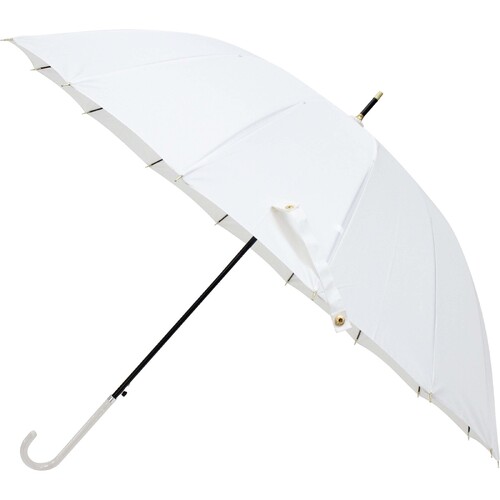 LVD 120cm Womens Folding Umbrella Sun/Rain Shade Slim Ivory