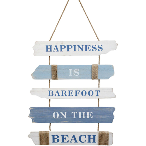 LVD Sign Beach Happiness Decorative Sculpture Home/Lounge Decor