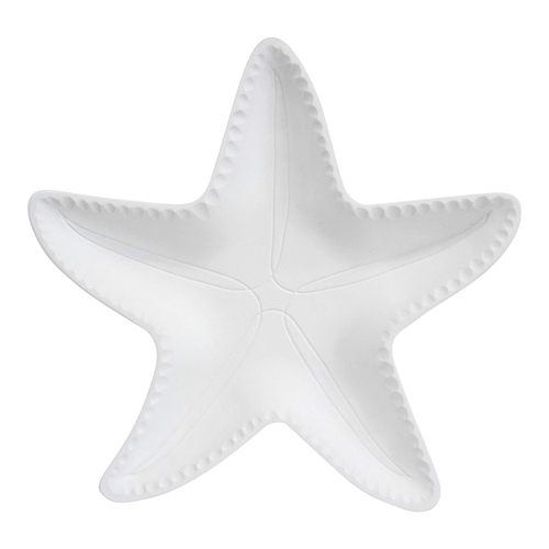 LVD MDF 34cm Starfish Plate Home Decorative Large - White