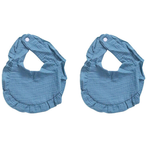 2PK LVD Cotton Infant/Baby Bibs Harbour 35x21cm - Assorted