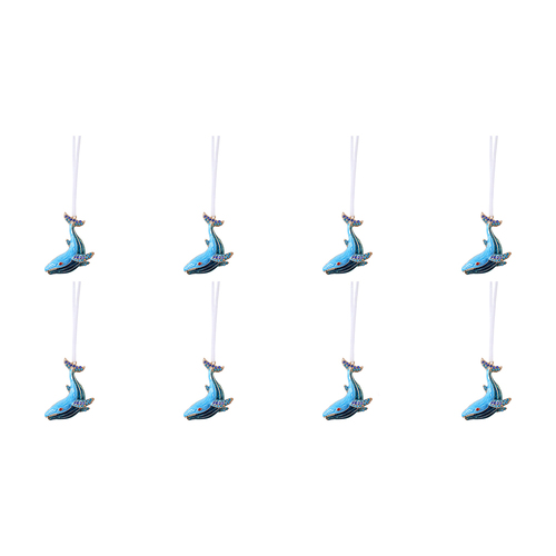 8PK LVD Ornament Ocean Whale Decorative Ornament Home Decor