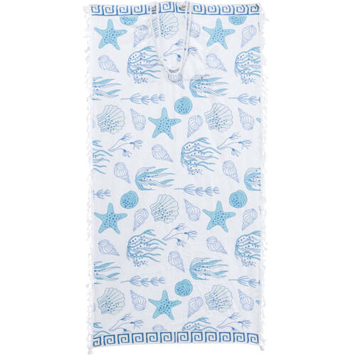 LVD Kids Microfibre Beach Towel In Bag 70x140cm Ocean