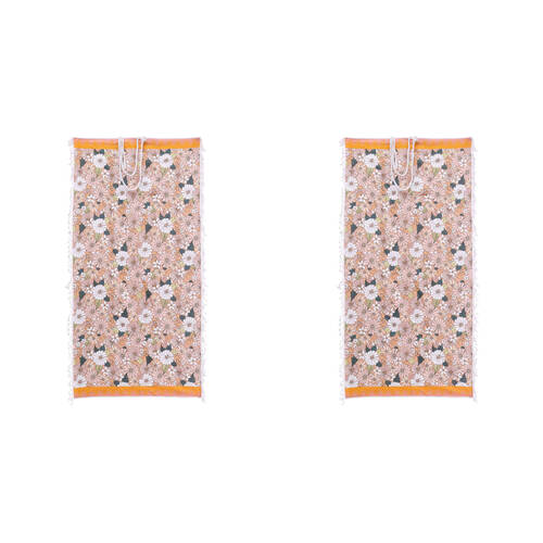 2PK LVD Kids Microfibre Beach Towel In Bag 70x140cm Roxy