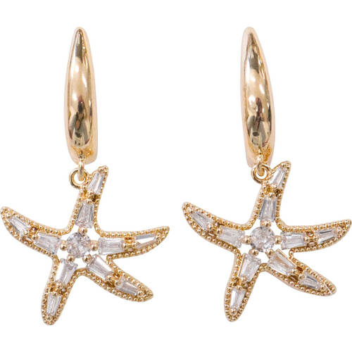 LVD Womens Beachside/Coastal Style Earrings - Starfish