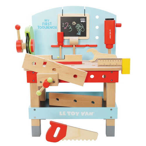 Le Toy Van 40cm My First Tool Bench Wooden Toy Set Kids 3y+