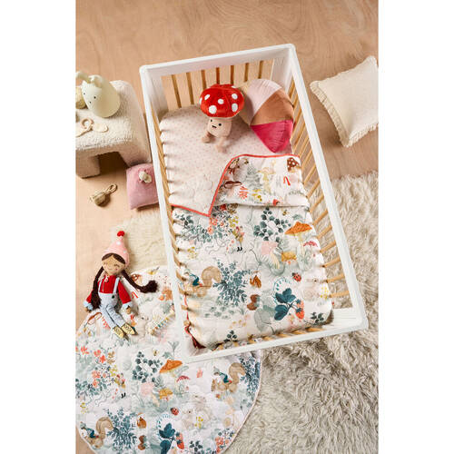 Linen House Kids Cot The Magic Garden Coverlet 100x120cm 