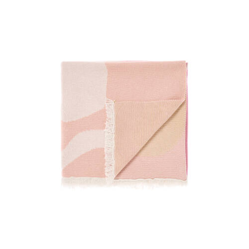 Linen House Kids Cotton Blanket Beach Day Bubblegum Pink 120x140cm