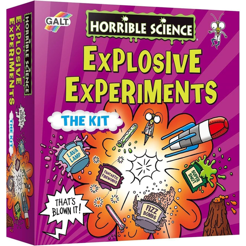 Horrible Science Explosive Experiments Kids/Childrens Activity Kit 10y+