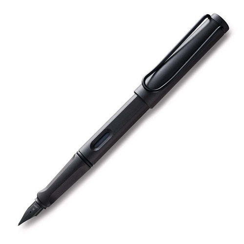 Lamy Safari Fountain Pen Broad Nib Tip Stationery - Matte Charcoal