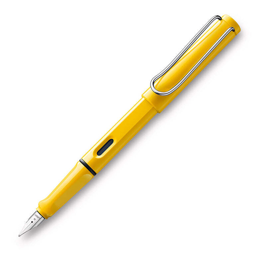 Lamy Safari Fountain Pen Fine Nib Tip Stationery - Yellow