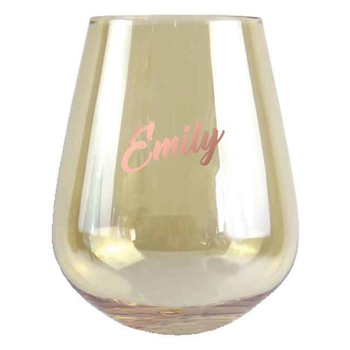 2pc Emily Stemless 13cm/600ml Wine Glass Drinking Tumbler Set