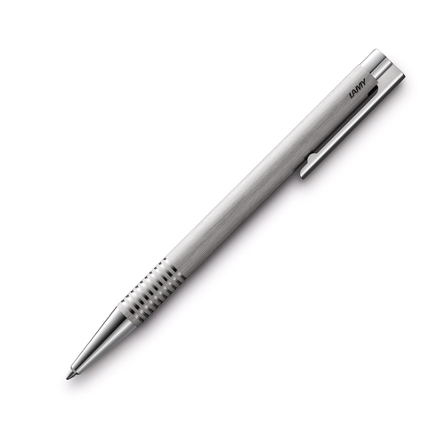 Lamy Logo Steel Nib Brushed Stainless Steel Ballpoint Pen