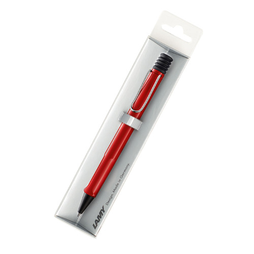 Lamy Safari Hangsell ABS Plastic Ballpoint Pen - Red