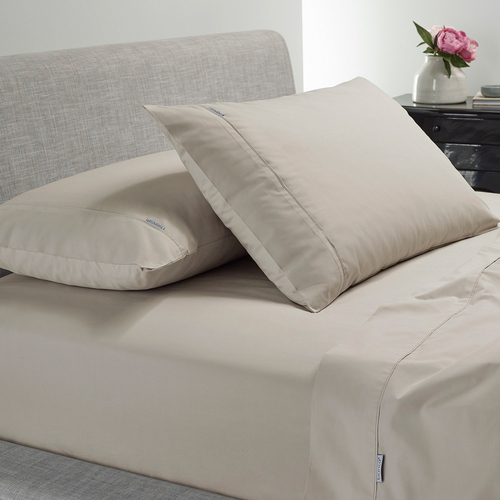 Bianca Heston Cotton Stone Sheet Set - Long Single