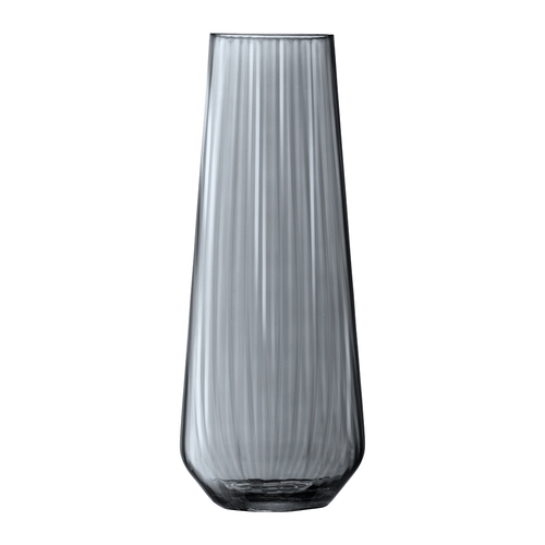 LSA International Vase Sheer Zinc Decorative Vessel Grey 36cm