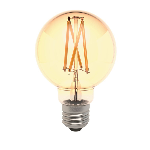 Laser SmartHome LED Smart E27 G80 Filament Bulb Amber