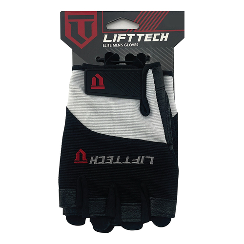 Lifttech Fitness Men's Half-Finger Elite Lifting Gloves - L