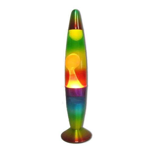 Rainbow Liquid Lava Lamp Retro Party Light Set 42cm