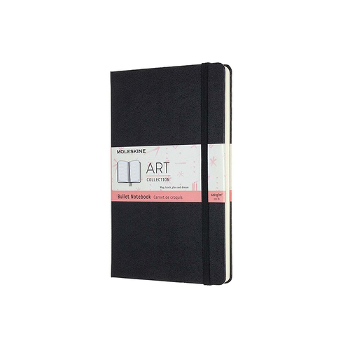 Moleskine Bullet Hardcover Journal/Notebook Black - Large