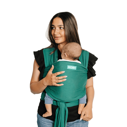 Moby Evolusion Wrap Baby Viscose Body Carrier - Emerald