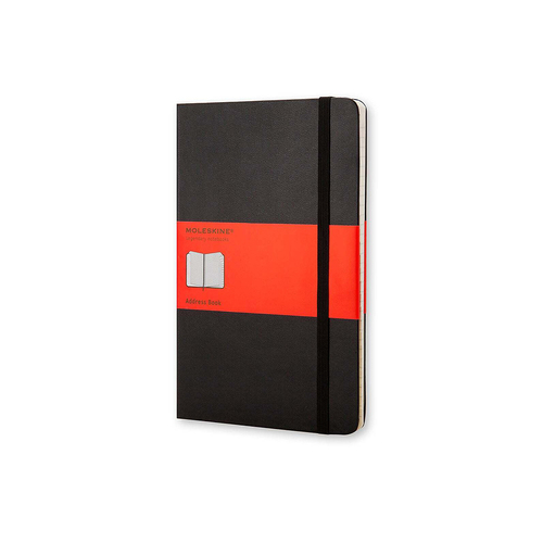 Moleskine Classic Hardcover Address Book Notebook Black Large