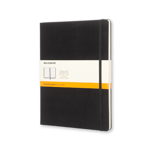 Moleskine Classic Ruled Hard Cover Notebook XL - Black