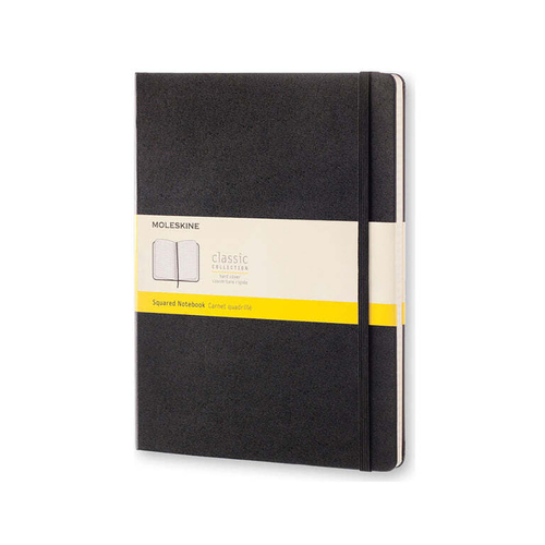 Moleskine Classic Hardcover Notebook Grid Black XL