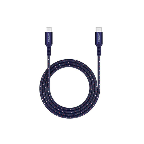 Microdia ExeCable Tweed PD240W USB-C Cable 1m Navy