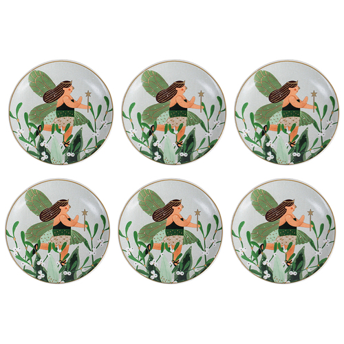 6PK LVD Ceramic Dish Ornament Fairy Decorative Home Decor