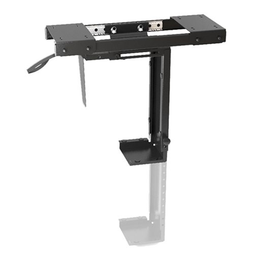 Brateck Adjustable Under-Desk Atx Case Mount w/  Sliding Track Up To 10Kg