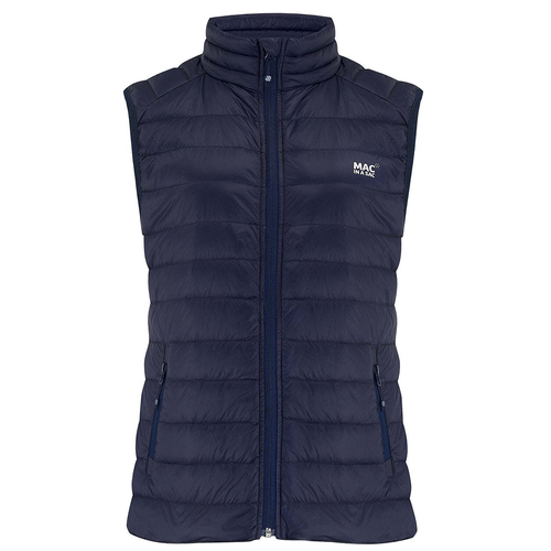 Mac In A Sac Adult Ladies Alpine Down Vest - Navy - AU14