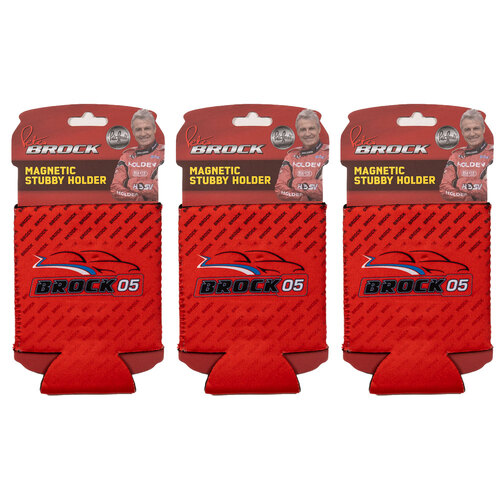 3PK The Stubby Club Brock Magnetic Stubby Beverage Can Holder