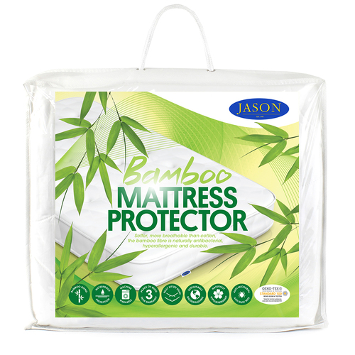 Jason Commercial Single Bed Bamboo Mattress Protector 91x193cm