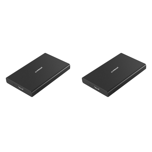 2PK Mbeat A2 Slim USB 3.0 2.5" SATA HDD Enclosure - Black