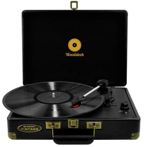 mbeat Woodstock Retro Turntable