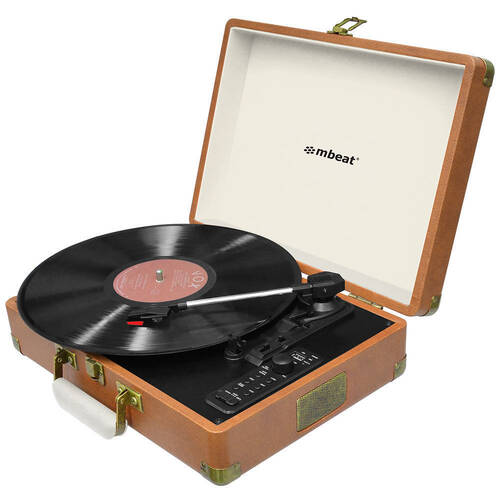 Aria Retro USB Turntable with Bluetooth and USB Direct Recording