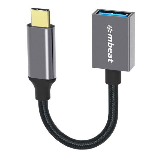 Mbeat Tough Link USB-C To USB 3.0 Adapter Space Grey