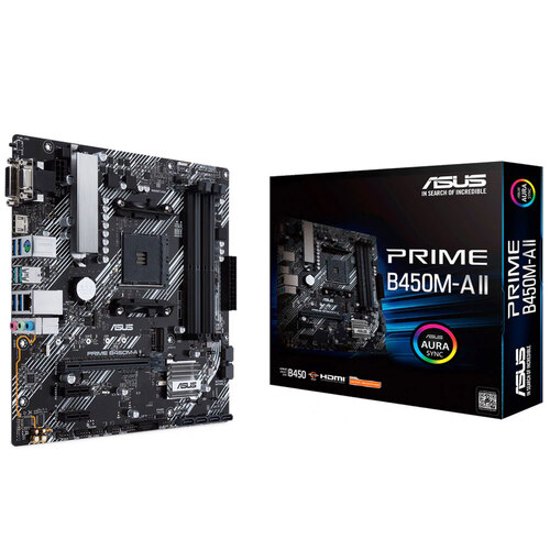 Asus Prime B450M-A II AMD/Ryzen AM4 Micro ATX Motherboard