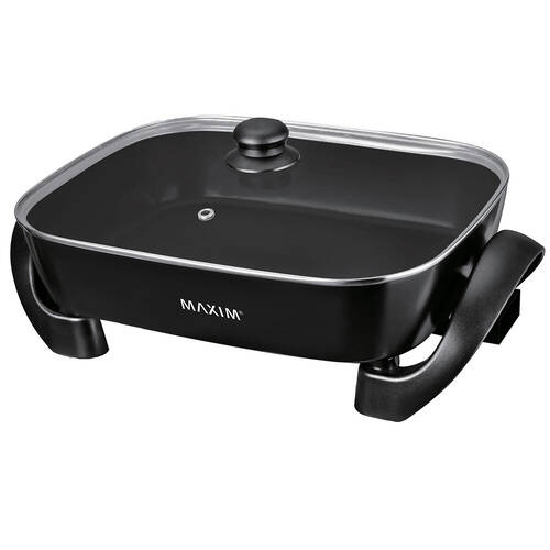 Maxim Kitchenpro Electric 1800W Banquet Non Stick Frypan