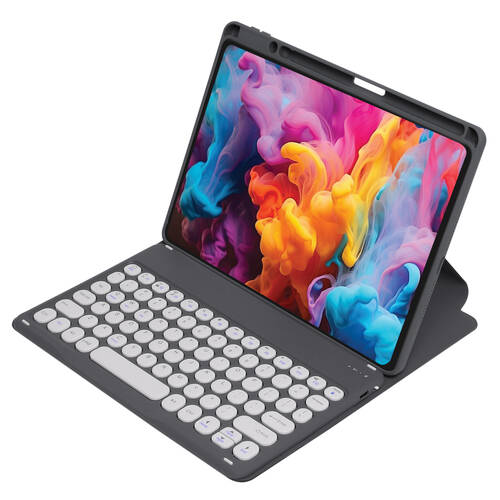 Techxtras Tablet Case with Wireless Keyboard iPad 10.2" Space Grey