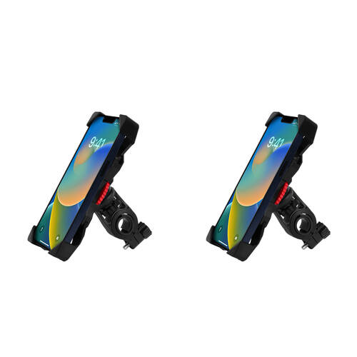 2PK Crest Lockable Handlebar Universal Bike Phone Mount