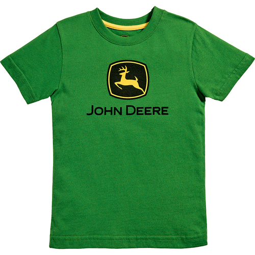 John Deere Logo Themed T-Shirt/Tee Green Child Size 10-12