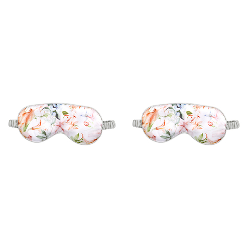 2PK Splosh Mothers Day Silk-Feel Floral Eye Mask 25x10cm