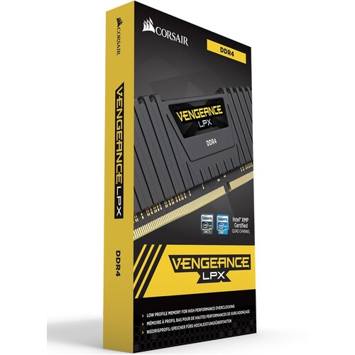 Corsair Vengeance LPX 2x8GB 16GB DDR4 3200MHz C16 RAM f/AMD Ryzen PC - Black