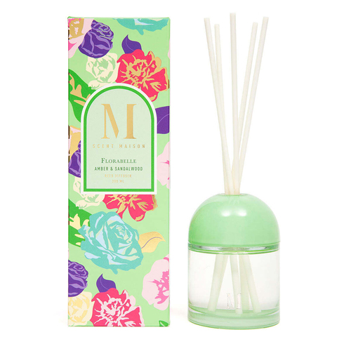 Scent Maison Florabelle 300ml Reed Diffuser - Amber Sandalwood