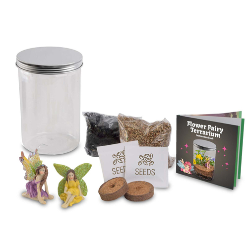 Mrs Green Flower Fairy Terrarium Plant Growing Indoor Gardening Kit