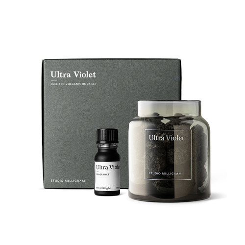 Studio Milligram Sensory Scented Volcanic Rock Set - Ultra Violet